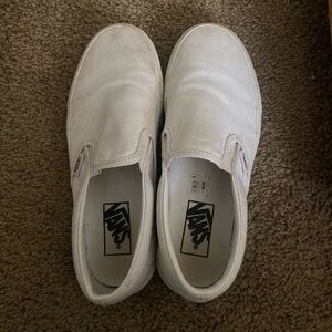White vans barely worn